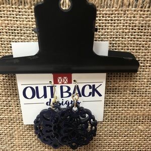 NAVY Acrylic Hypoallergenic Earrings
